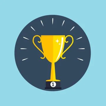 Flat Design Thumbs Up Icon Background . Vector Illustration Stock Illustration