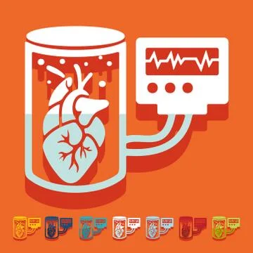 Flat design: tissue engineering Illustrazione stock