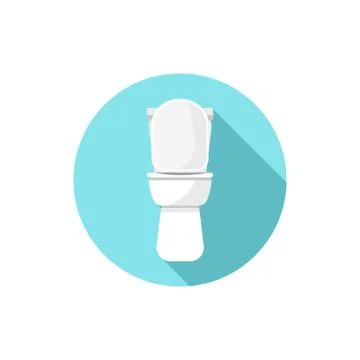 Flat design Toilet Stock Illustration