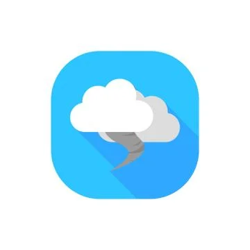 Flat design tornado Stock Illustration