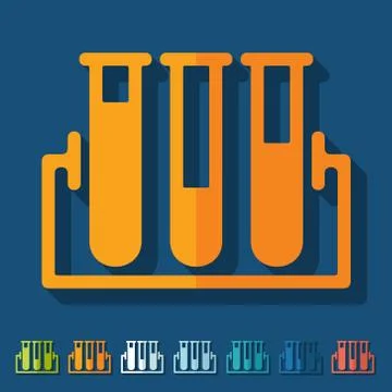 Flat design: tube Stock Illustration