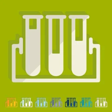 Flat design: tube Stock Illustration