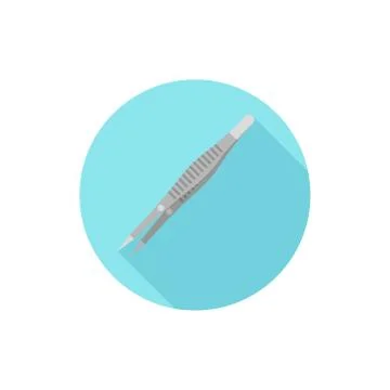 Flat design Tweezers Stock Illustration