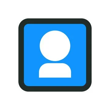 Flat design user icon. Account. Vector. Stock Illustration