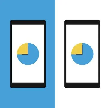 Flat Design User Interface For Smart Phone Stock Illustration