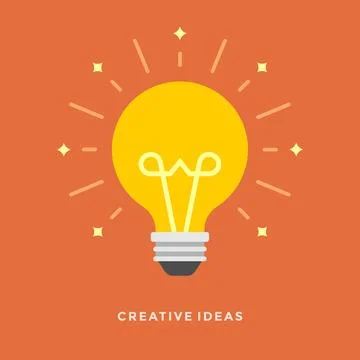 Flat design vector business illustration concept Creative idea Stock Illustration