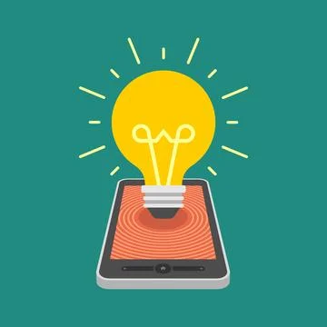Flat design vector business illustration concept Creative idea Illustrazione stock