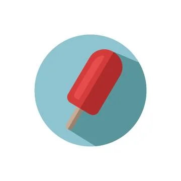 Flat design vector icecream Stock Illustration