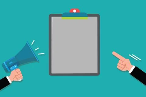 Flat design Vector Illustration Empty esp template copy space text for Ad Stock Illustration