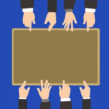 Flat design Vector Illustration Empty esp template copy space text for Ad Illustrazione stock