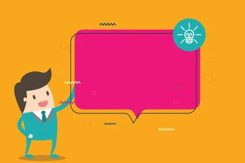 Flat design Vector Illustration Empty esp template copy space text for Ad Illustrazione stock