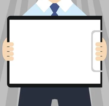 Flat design Vector Illustration Empty esp template copy space text for Ad Stock Illustration