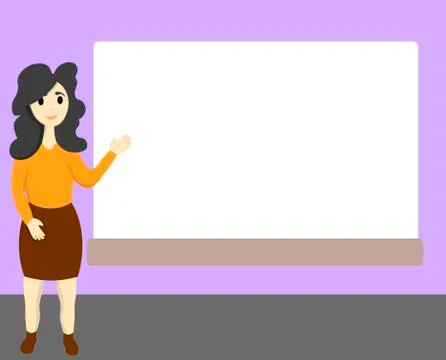 Flat design Vector Illustration Empty esp template copy space text for Ad Illustrazione stock