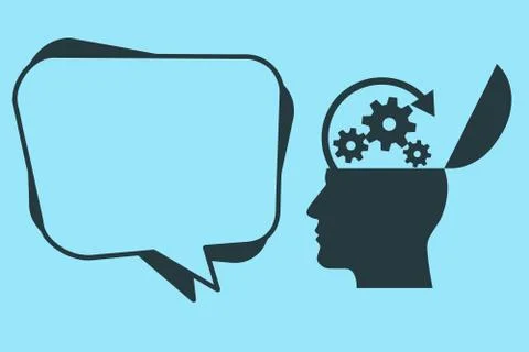 Flat design Vector Illustration Empty esp template copy space text for Ad Stock Illustration