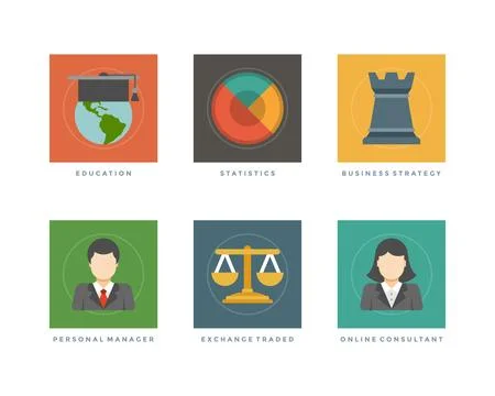 Flat design vector illustration infographic elements Illustrazione stock