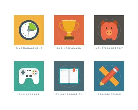 Flat design vector illustration infographic elements 스톡 일러스트