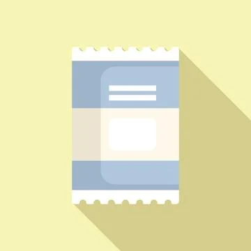 Flat design vector illustration of notepad icon Illustrazione stock