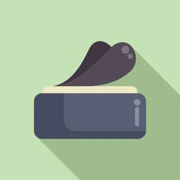 Flat design vector illustration of yoga mat Stock Illustration