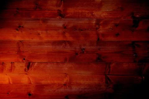 Flat design vector is showing deep red-brown wooden planks with grain patterns Stock Photos