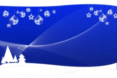 Flat design winter scene is showing pine trees on snow hills with celestial イラスト素材