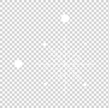 Flat design winter snowflake is floating on transparent backdrop with branches Stock Illustration