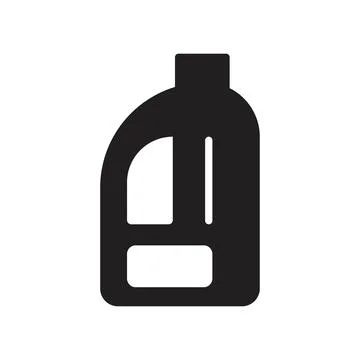 Flat detergent icon symbol vector Illustration. Stock Illustration
