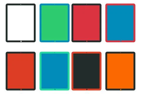 Flat devices icons Stock Illustration