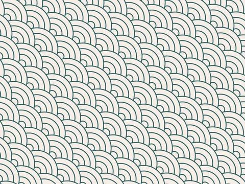 Flat diagonal Japanese seamless wave pattern background Stock Illustration