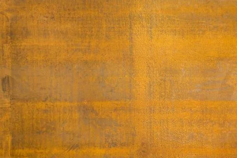 Flat dry rusted iron surface close-up background and texture Фото