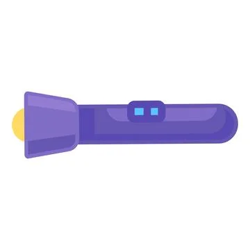 Flat E Waste Broken Broken Tourist Lantern Icon Stock Illustration