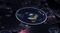 Flat Earth world ship conspiracy theory dome spaceships planet in space 4K 4k or 4k+ Resolution