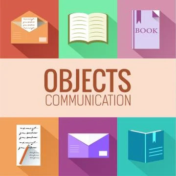 Flat education concept icon set. vector illustration Stock Illustration