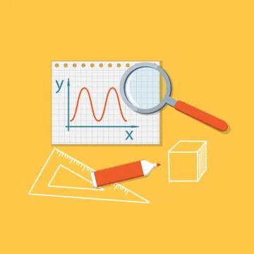 Flat education content Stock Illustration