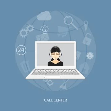 Flat  elements of support Illustrazione stock