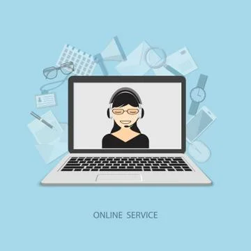 Flat  elements of support Stock Illustration