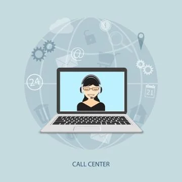 Flat  elements of support Stockillustratie