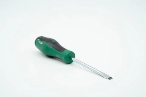 Flat -ended screwdriver close up Stock-Fotos