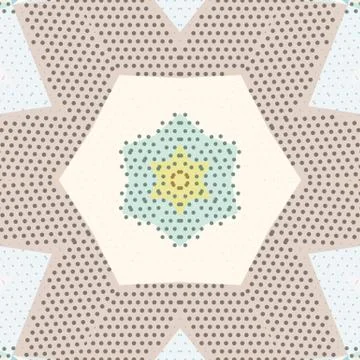 Flat ethnic seamless pattern Stock-Illustration