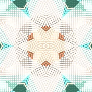 Flat ethnic seamless pattern Illustration