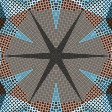 Flat ethnic seamless pattern Illustration