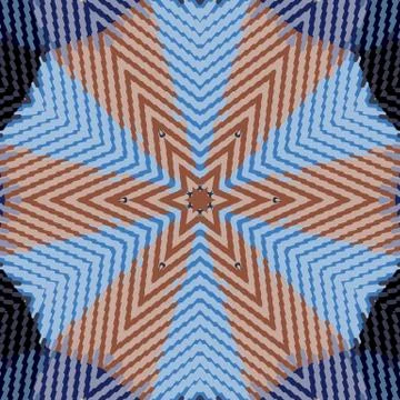 Flat ethnic seamless pattern Stock-Illustration