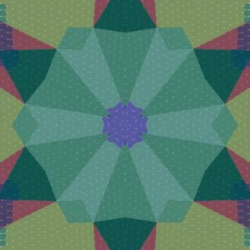 Flat ethnic seamless pattern Illustrazione stock