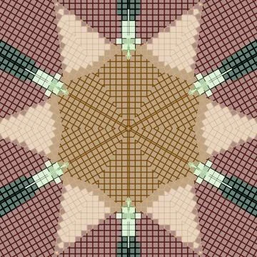 Flat ethnic seamless pattern Stock-Illustration
