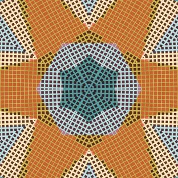Flat ethnic seamless pattern Stock-Illustration