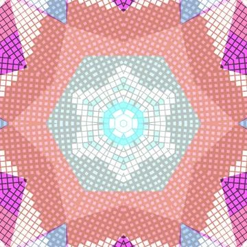 Flat ethnic seamless pattern Stock-Illustration
