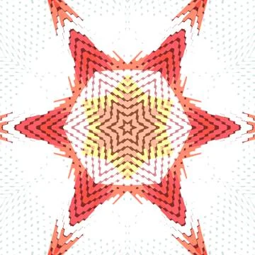Flat ethnic seamless pattern Stock-Illustration