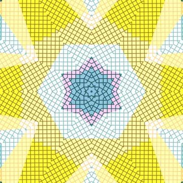 Flat ethnic seamless pattern Stock-Illustration