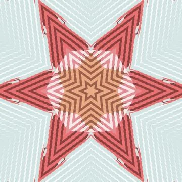 Flat ethnic seamless pattern Stock-Illustration