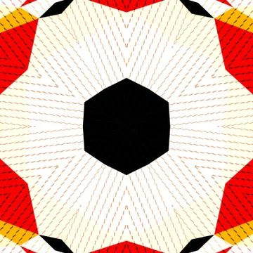 Flat ethnic seamless pattern Stock-Illustration