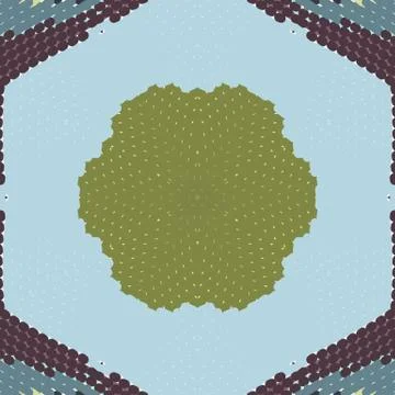 Flat ethnic seamless pattern Stock-Illustration